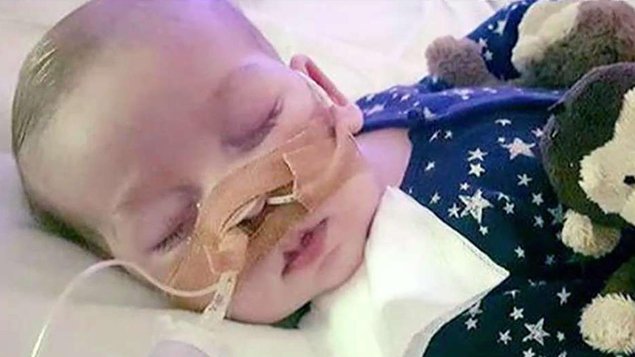 Trump to 'confront' May over infant Charlie Gard 