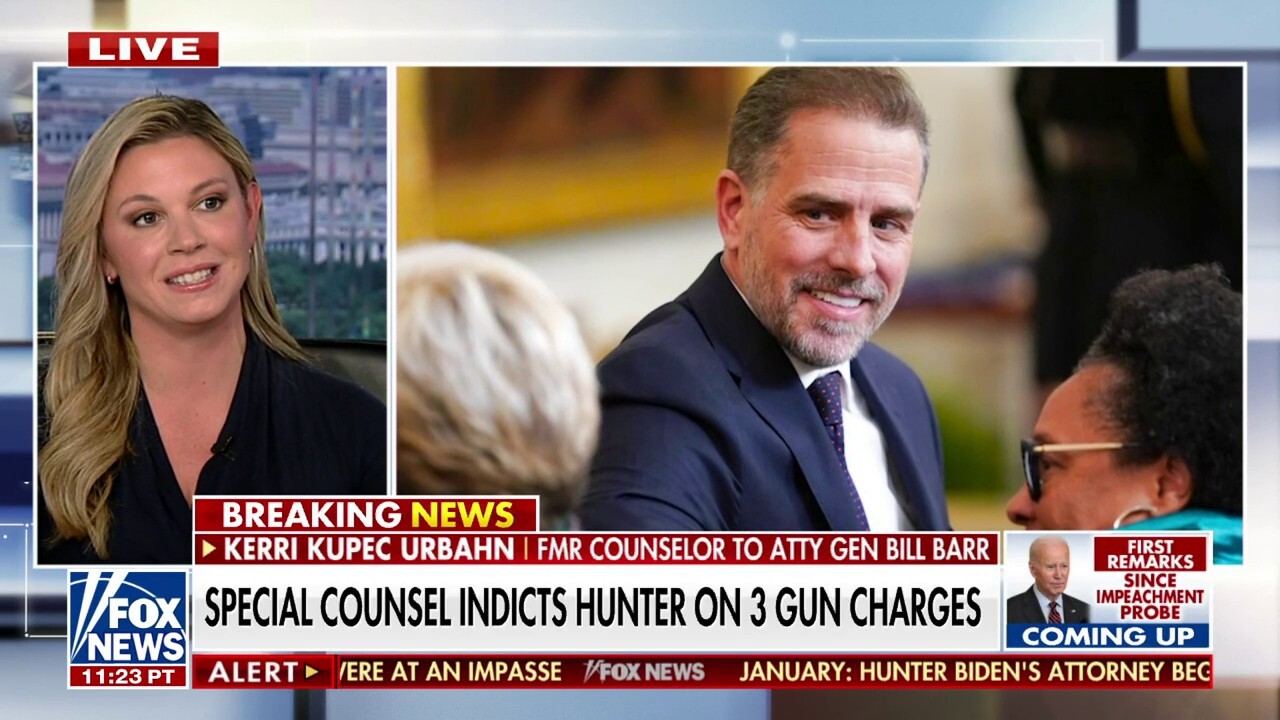 Kerri Kupec Urbahn: Timing of Hunter Biden indictment could have been a tactic