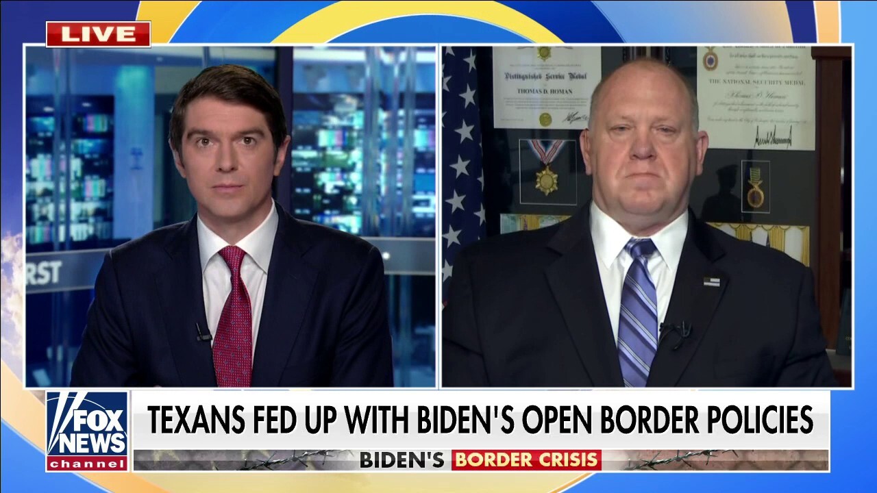 Tom Homan: Texas governor is 'doing the right thing' for the country