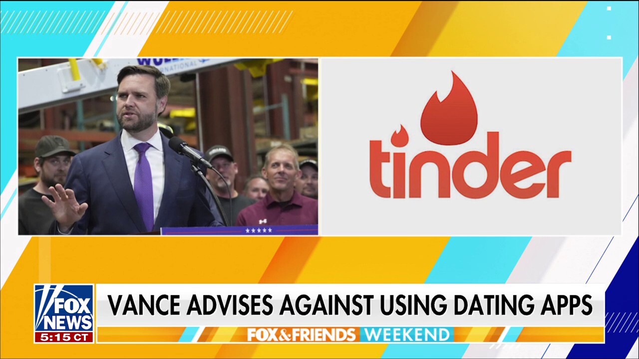 Vance advises against 'destructive' dating apps