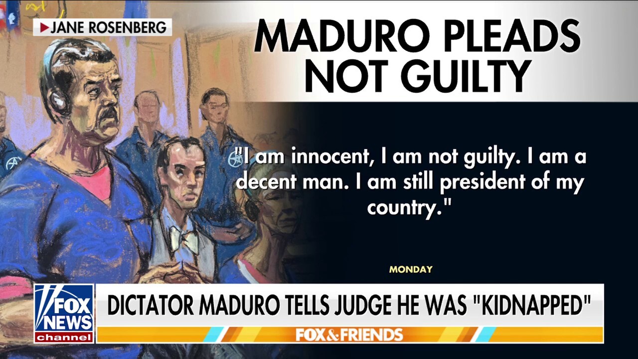 Fox News senior correspondent Eric Shawn reports after Nicolás Maduro and his wife plead not guilty, as his defense signals a legal fight over the operation that brought them to the U.S. 