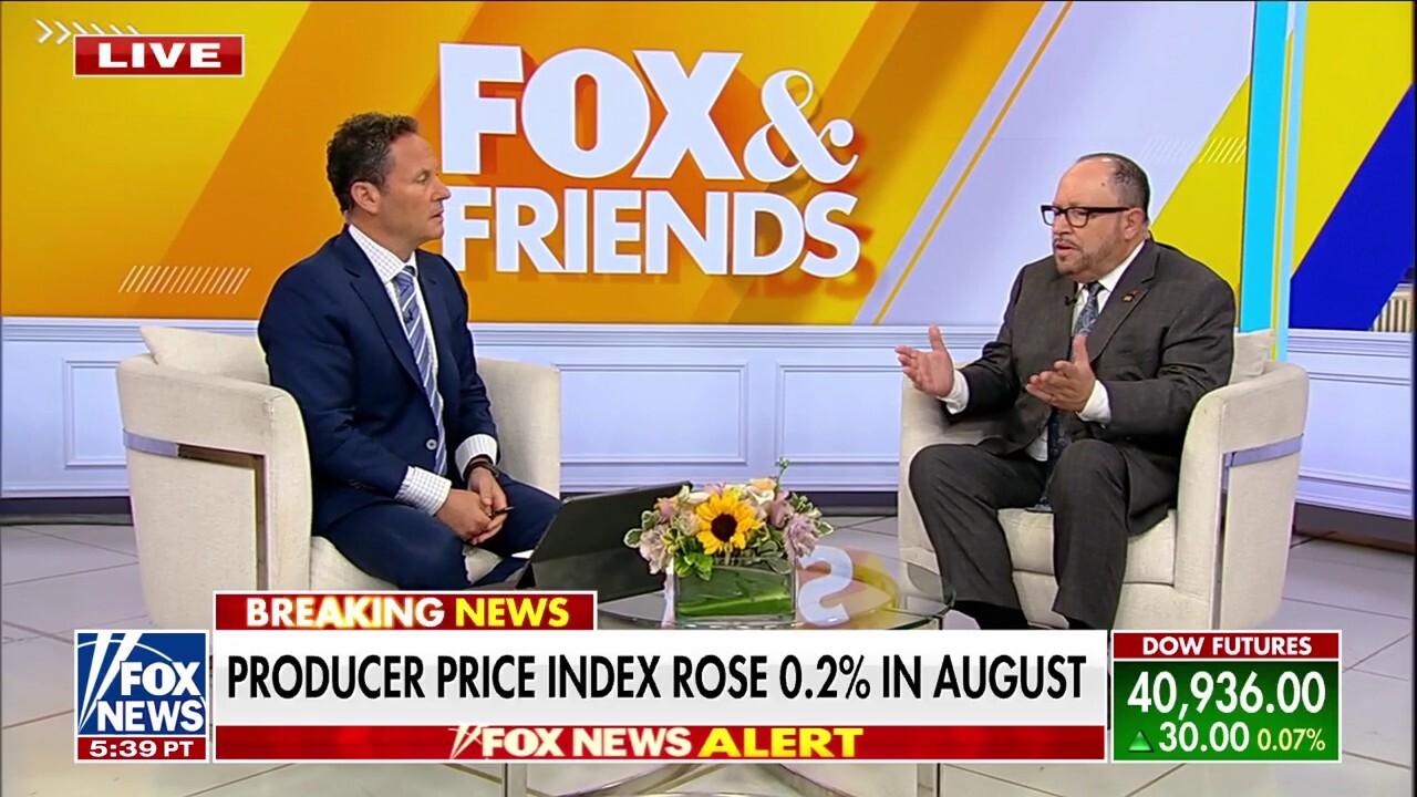 Goya Foods CEO Bob Unanue joins 'Fox & Friends' to react to the August producer price index report, arguing the inflation crisis is man-made as a result of the 'war on fossil fuels' and America's perceived 'weakness' around the world.