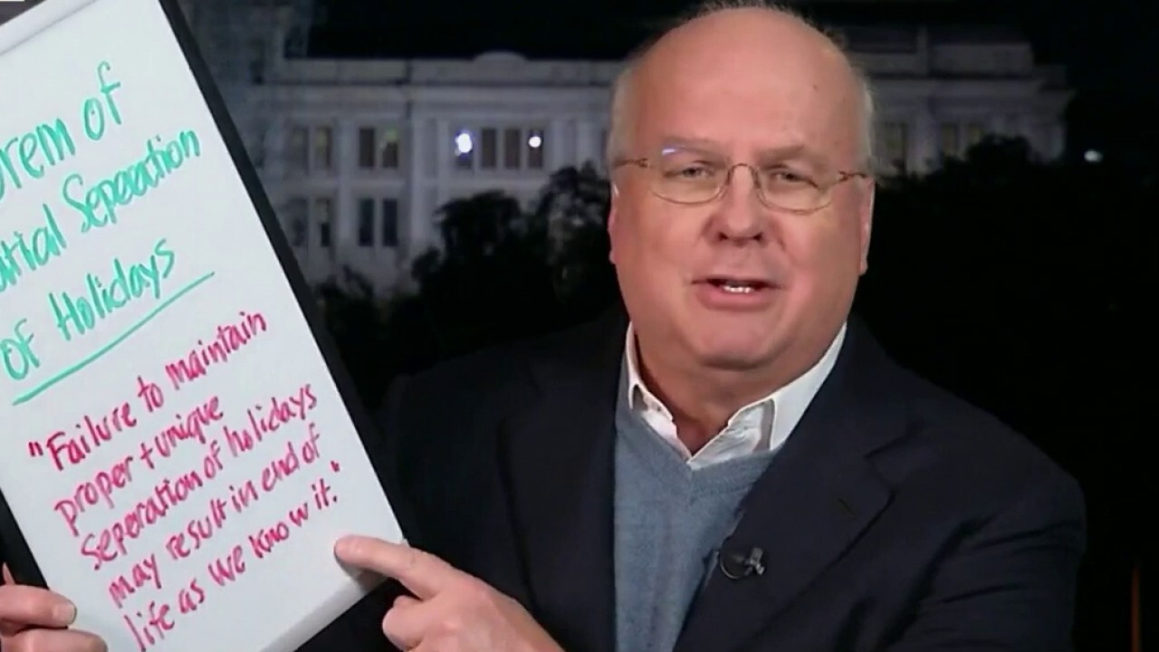 Karl Rove explains the 'theorem of spatial separation of holidays'