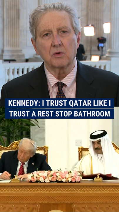 Sen. John Kennedy with the hottest take on Trump's negotiations with Qatar and Iran