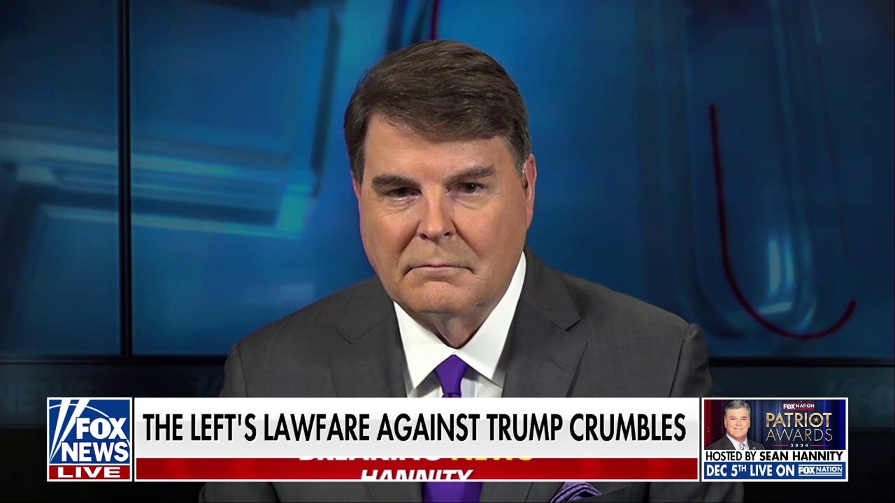 Fox News legal analyst Gregg Jarrett discusses a judge granting Special Counsel Jack Smith’s request to dismiss Jan. 6 charges against President-elect Donald Trump on ‘Hannity.’