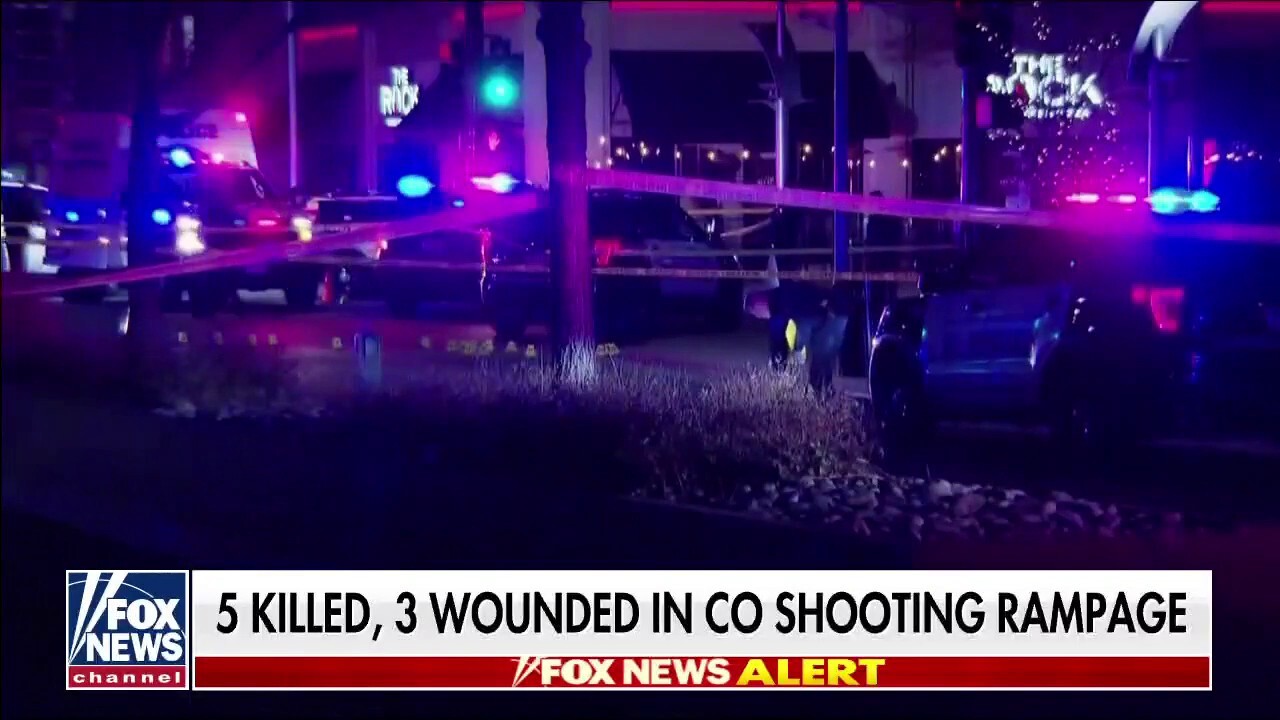 Colorado shooting rampage leaves 5 dead, 3 wounded