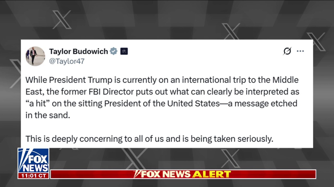 White House condemns James Comey's cryptic Instagram message: 'Deeply concerning'