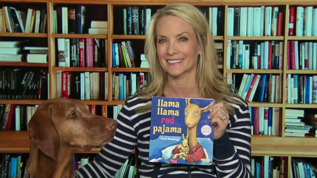 Dana reads 'Llama Llama Red Pajama'