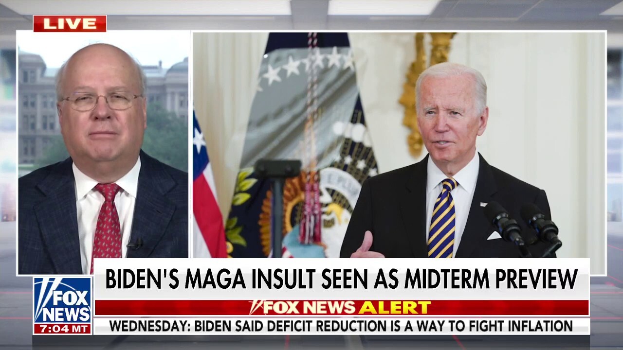 Karl Rove: Biden calling MAGA movement dangerous a 'sign of desperation'