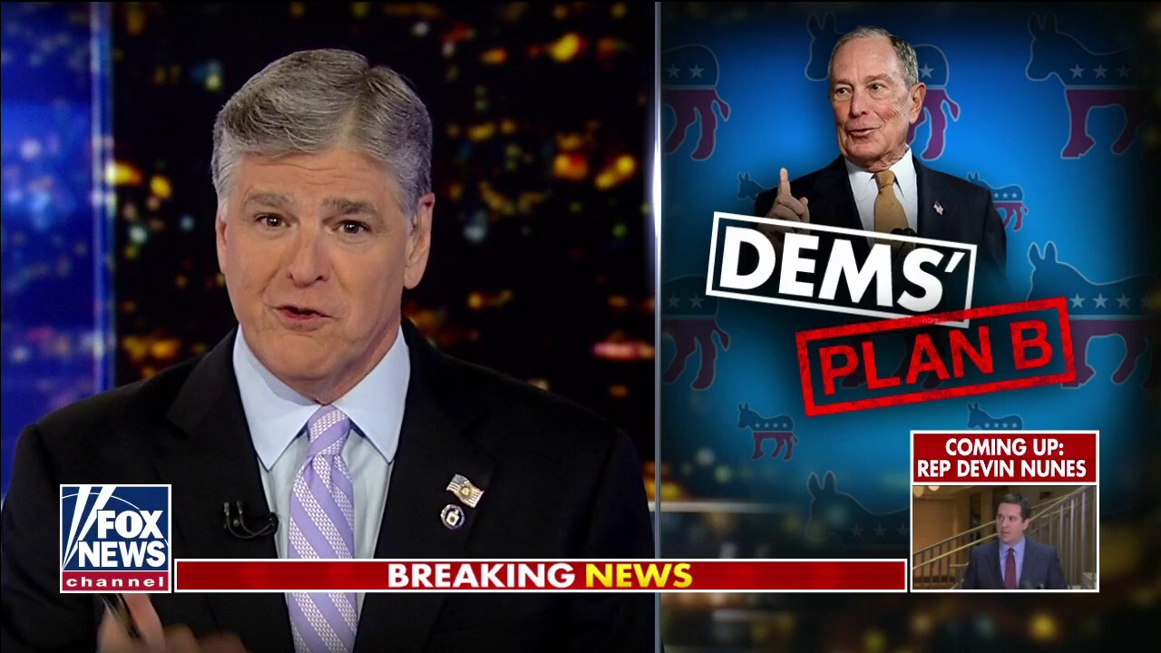 Hannity swipes at billionaire Mike Bloomberg's insanely expensive presidential campaign