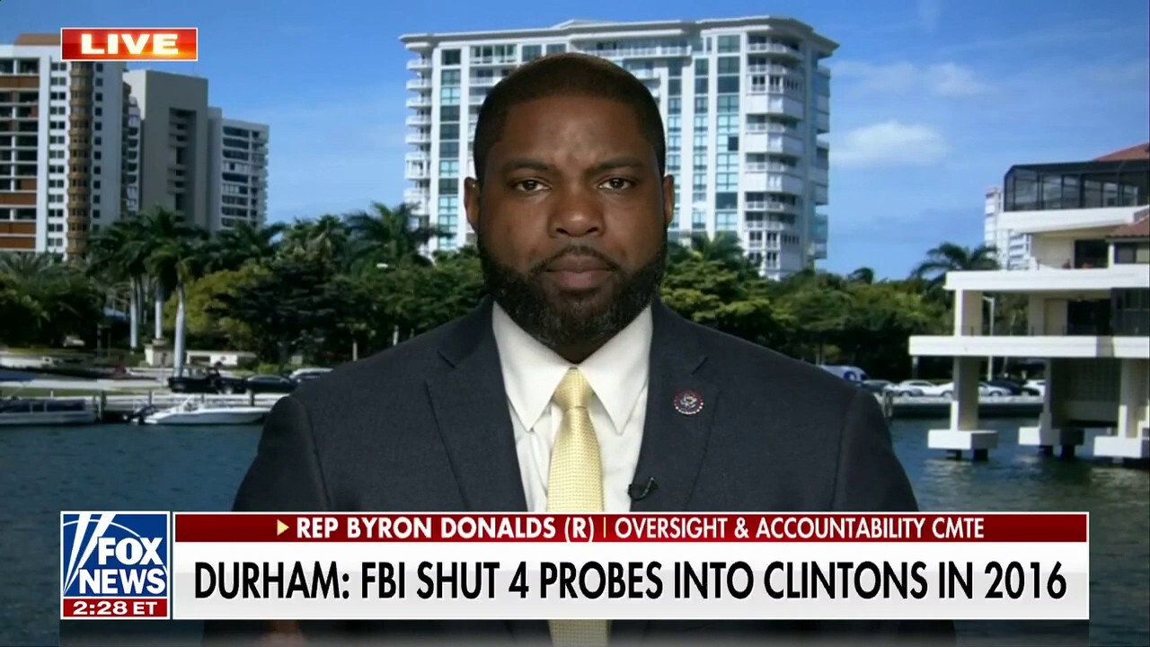 Media ‘laughing off’ Durham report is ‘dangerous for our country’: Rep. Byron Donalds
