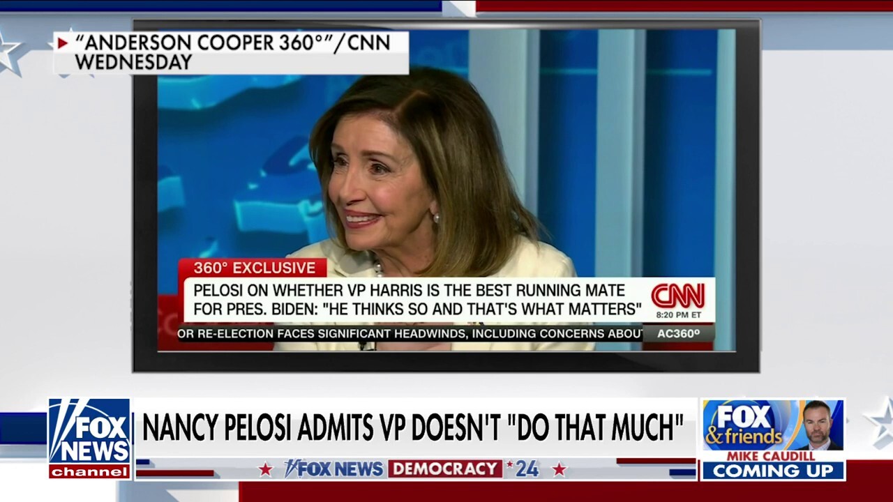 Nancy Pelosi Admits Vp Harris Doesnt Do That Much Fox News Video 5936