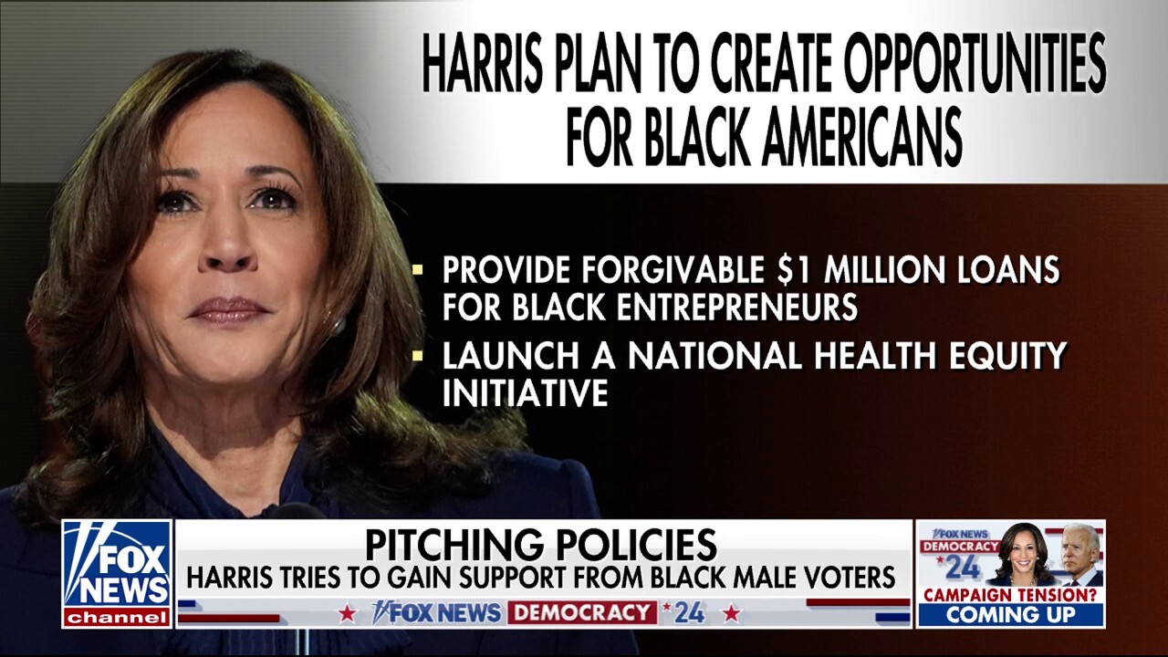 Kamala Harris attempts to gain more support from Black male voters