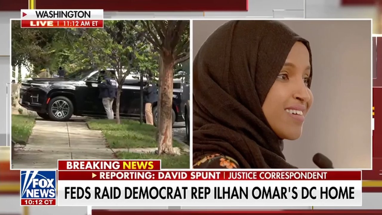 Ilhan Omar's DC home raided by DOJ over immigration paperwork