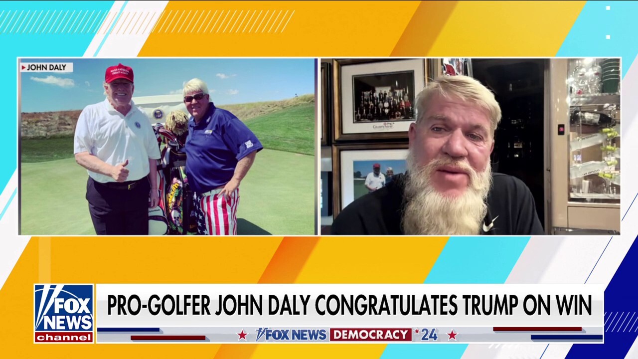 PGA golfer John Daly joined 'Fox & Friends' to discuss his reaction to President-elect Trump's historic win as celebrities struggle to accept his victory.