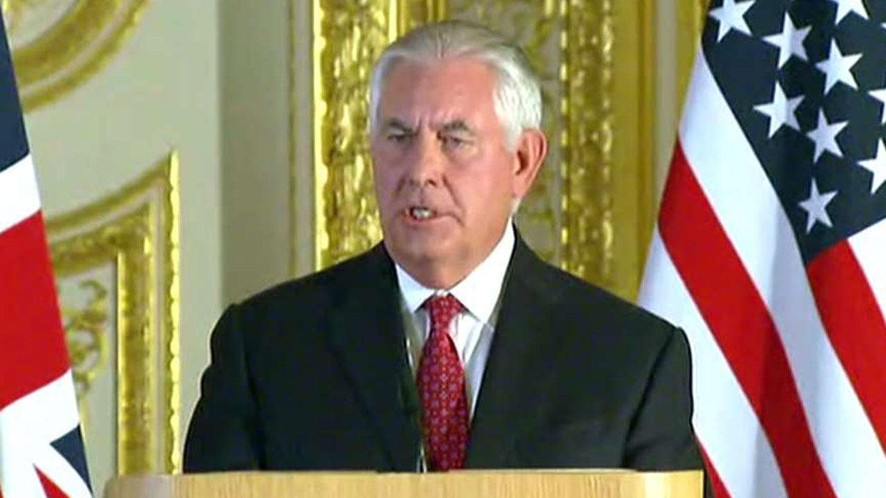 Tillerson meets with counterparts to discuss North Korea