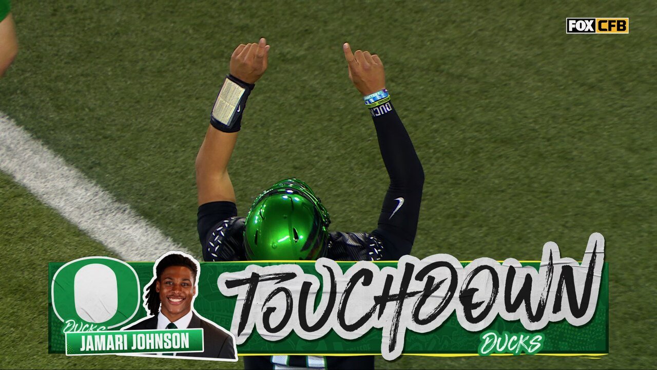 Dylan Raiola finds Jamari Johnson for four-yard TD, sealing win for Oregon over Nebraska