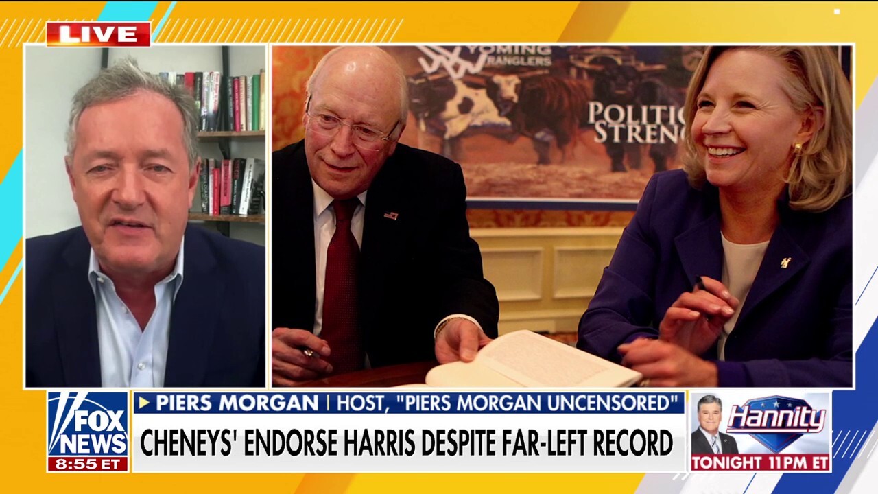 Piers Morgan reacts to the Cheneys endorsing VP Harris: 'Utterly ridiculous'