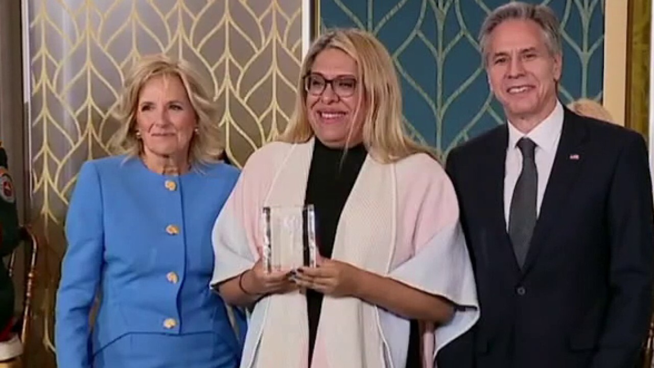 'The Five': Jill Biden Presents 'International Women of Courage Award' to biological male