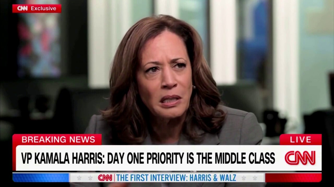 Kamala Harris stumbles through answer on what she would accomplish on 'Day 1' of her presidency