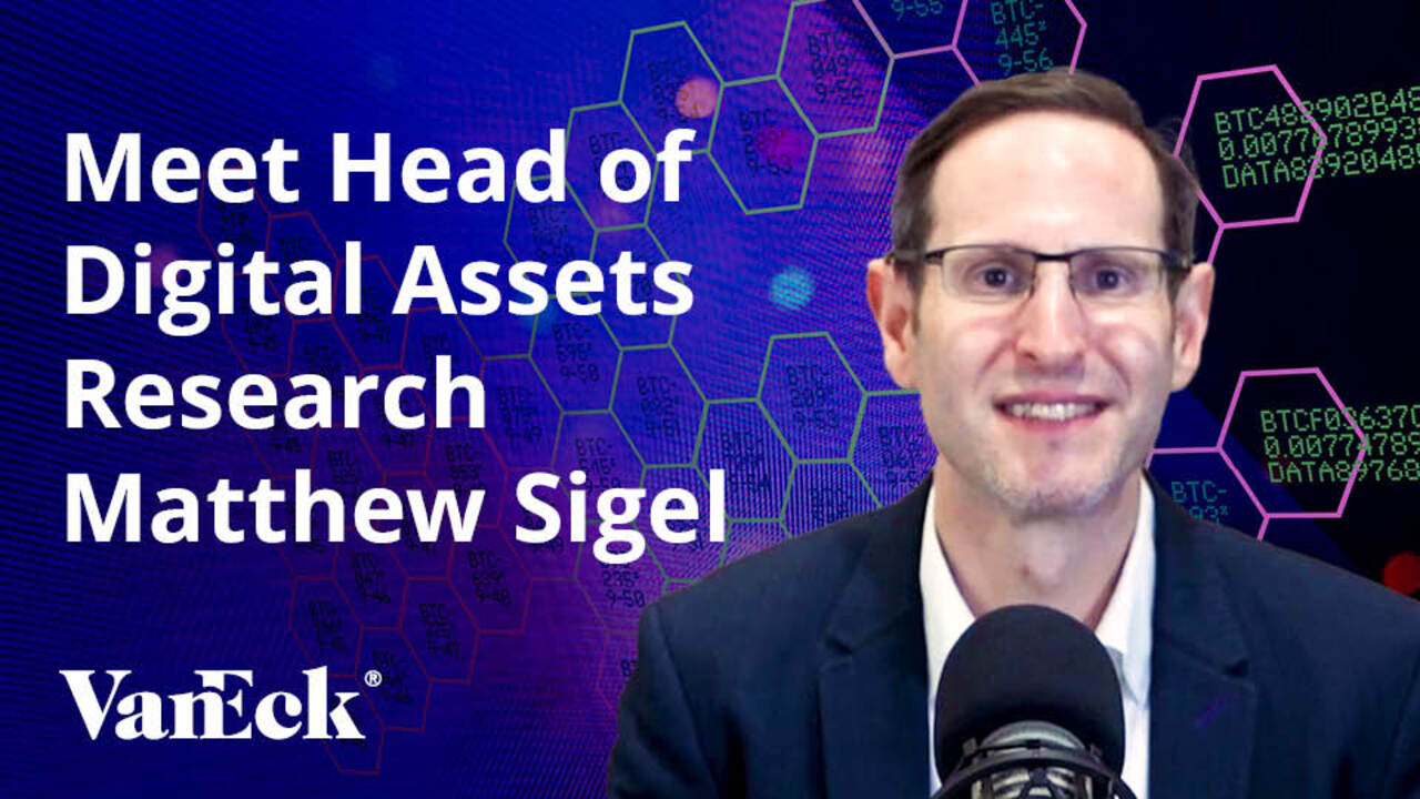 Meet Matthew Sigel, Head of Digital Assets Research | VanEck
