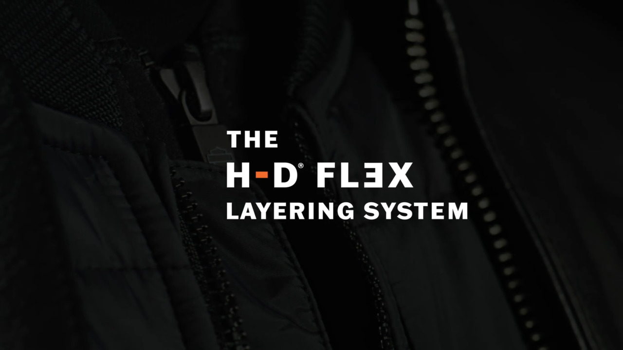 H-D® Flex Layering System Café Racer Leather Jacket Outer Layer