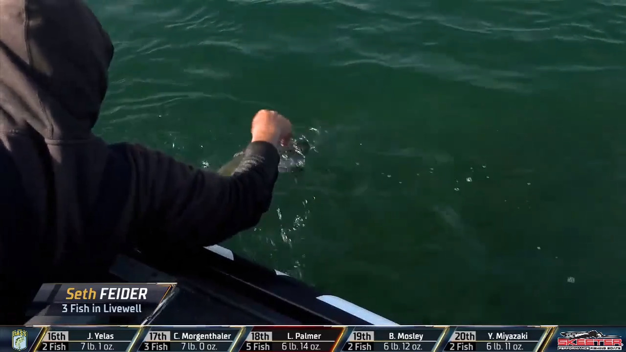Seth Feider Relieves Some Pressure With Good Catch 21 St Lawrence Bassmaster Video Watch The Latest Bassmaster Bass Fishing Videos From B A S S
