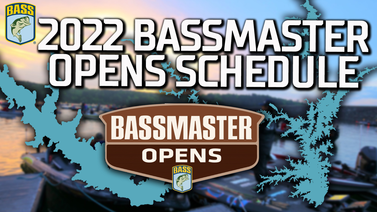 Bassmaster Opens schedule for 2022 announced - Bassmaster