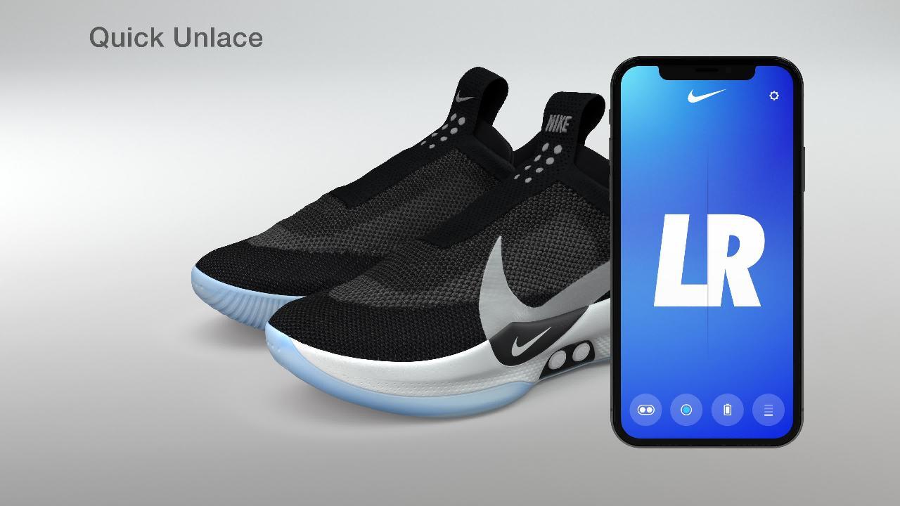 White LED shoes Sneakers - App to change color via your phone