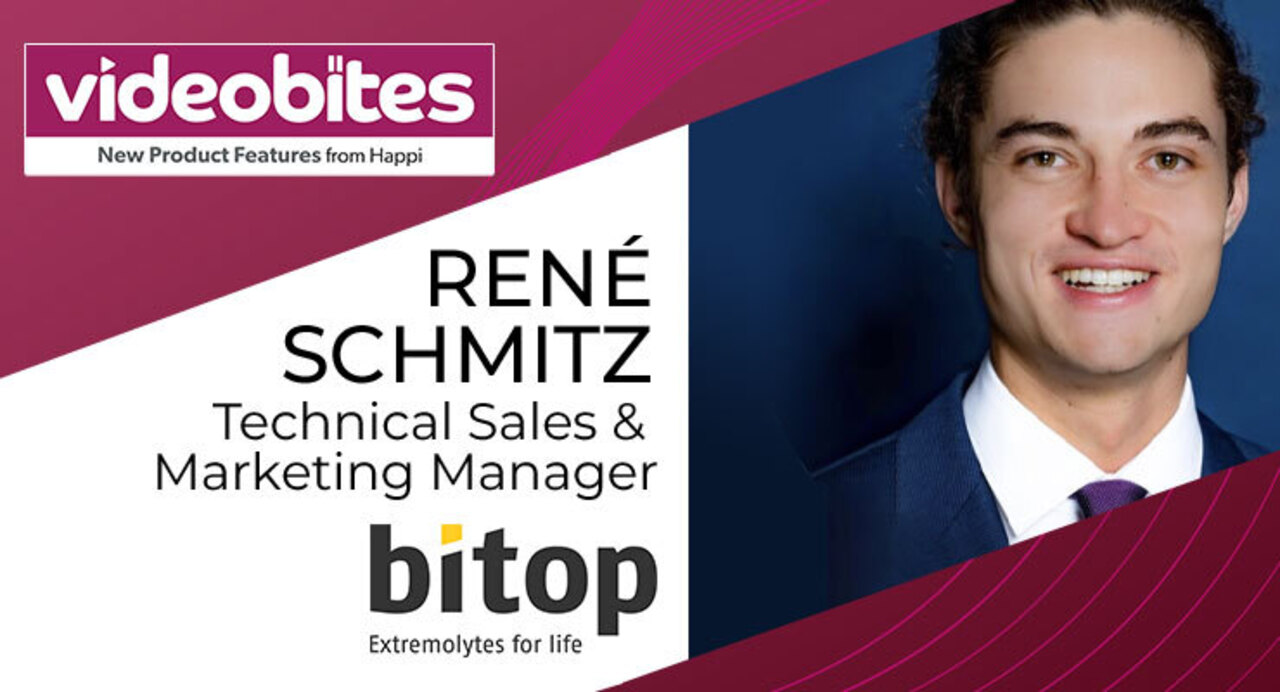 Happi Videobite: Rene Schmitz, Technical Sales & Marketing Manager, Bitop |  Happi