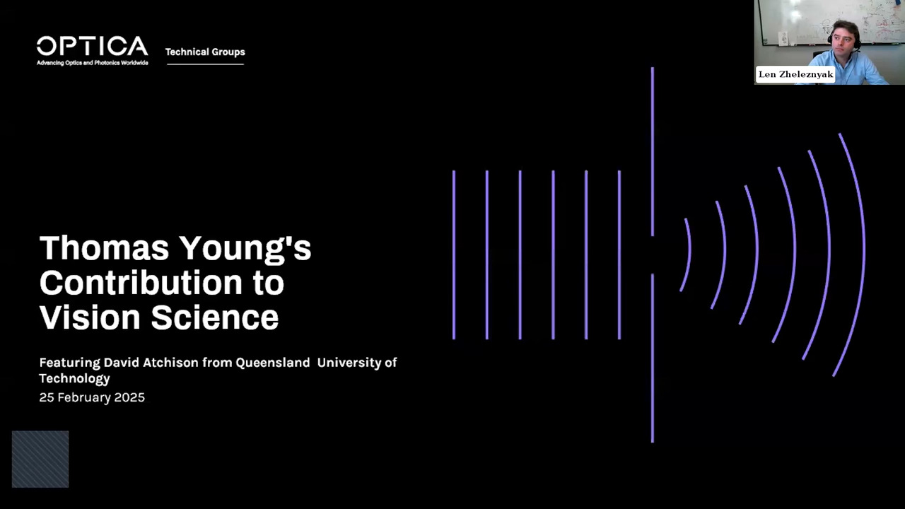 Thomas Young's Contribution to Vision Science 