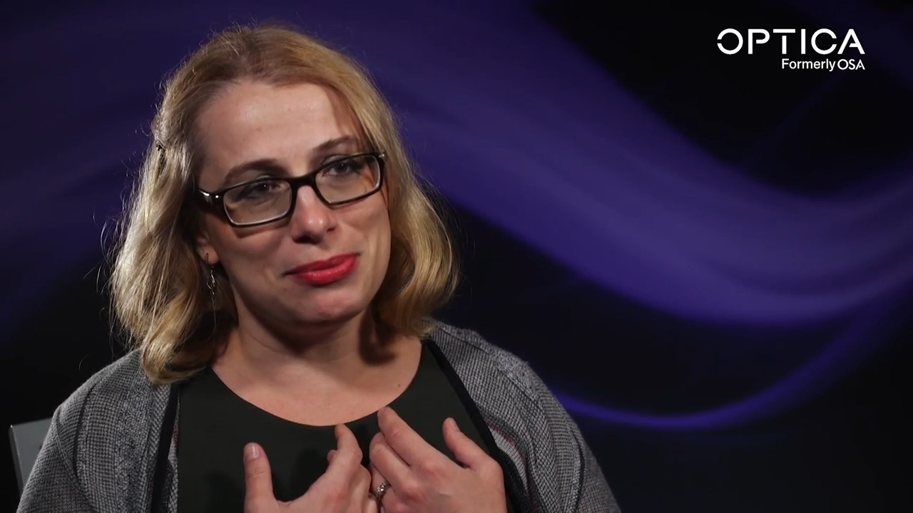 Anna Bezryadina shares her passion for mentorship--Optica Stories