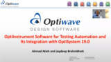 Optiwave Systems – Optica Technology Showcase
