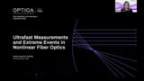 Ultrafast Measurements and Extreme Events in Nonlinear Fiber Optics