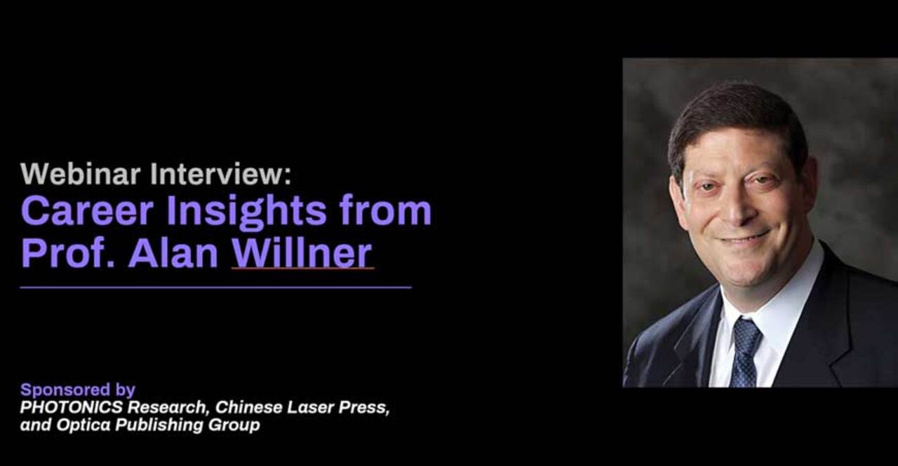 Photonics Research – Interview with Prof. Alan Willner