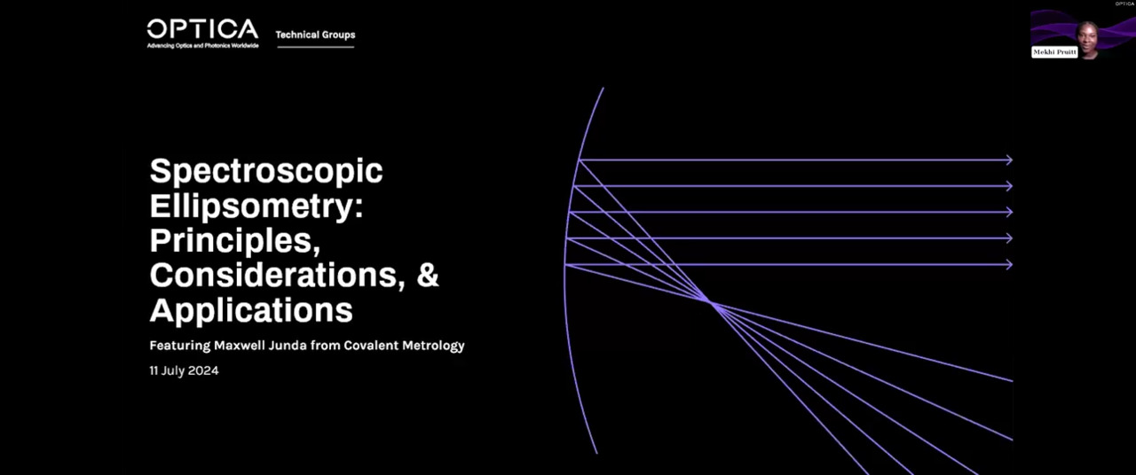 Spectroscopic Ellipsometry: Principles, Considerations, & Applications