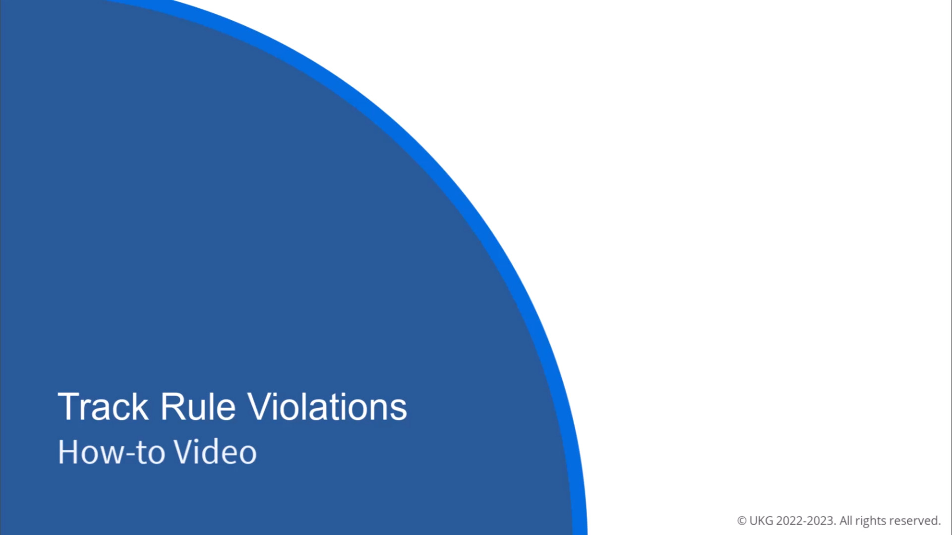 Track Rule Violations Advanced Scheduling Manager How to Video Gallery Advanced Scheduling