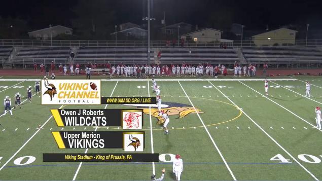 Viking Football vs. OJR - The Viking Channel - Upper Merion Area School  District Viking Channel