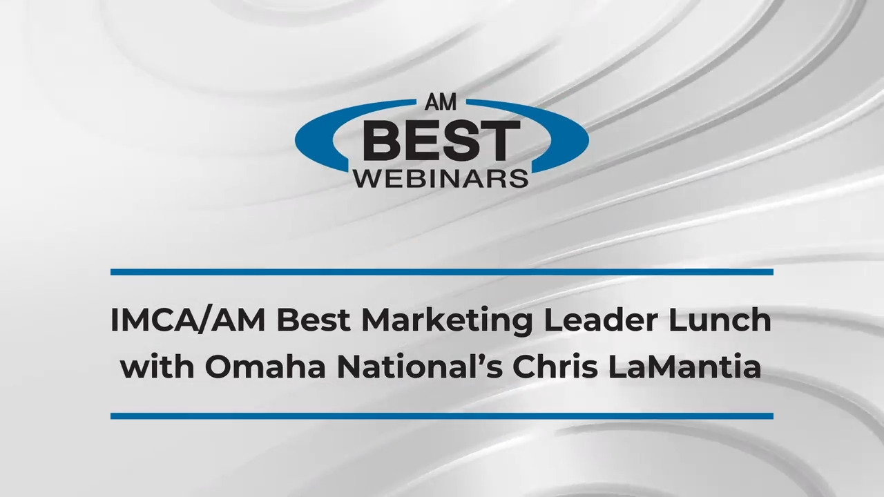 IMCA and AM Best Marketing Leader Lunch with Omaha National’s Chris LaMantia