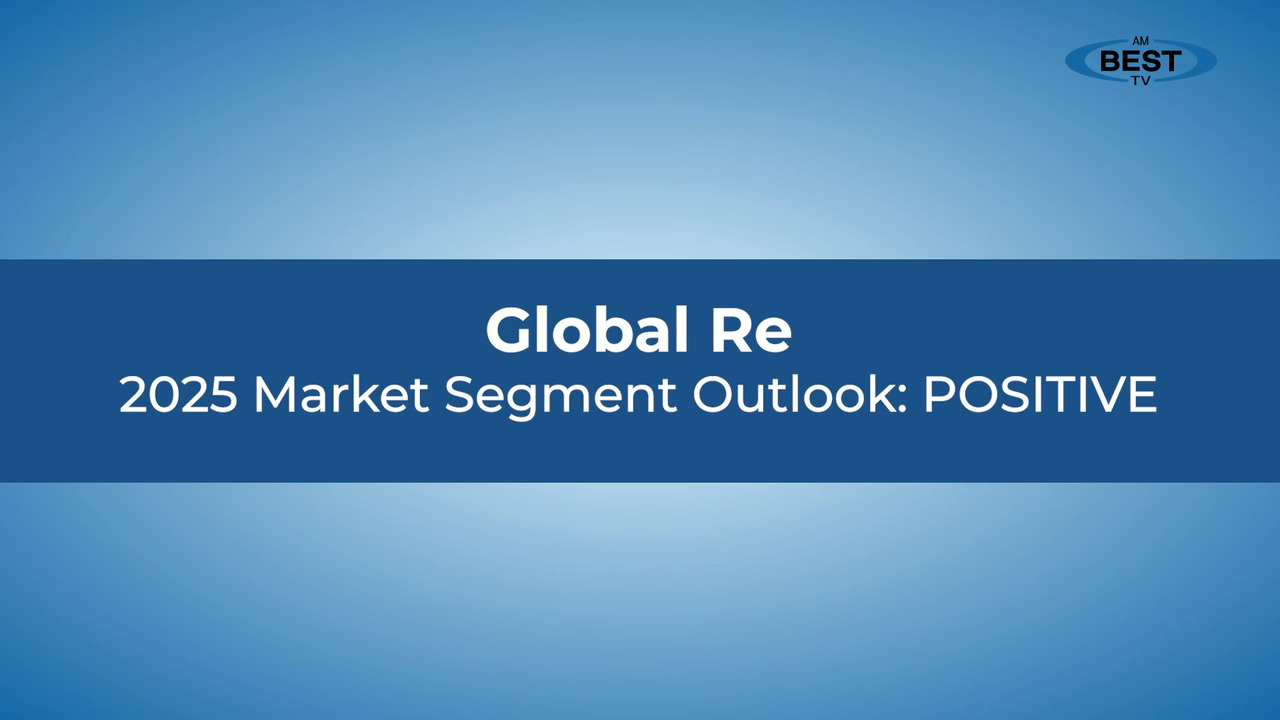 AM Best Maintains Stable Outlook for Global Reinsurance Segment