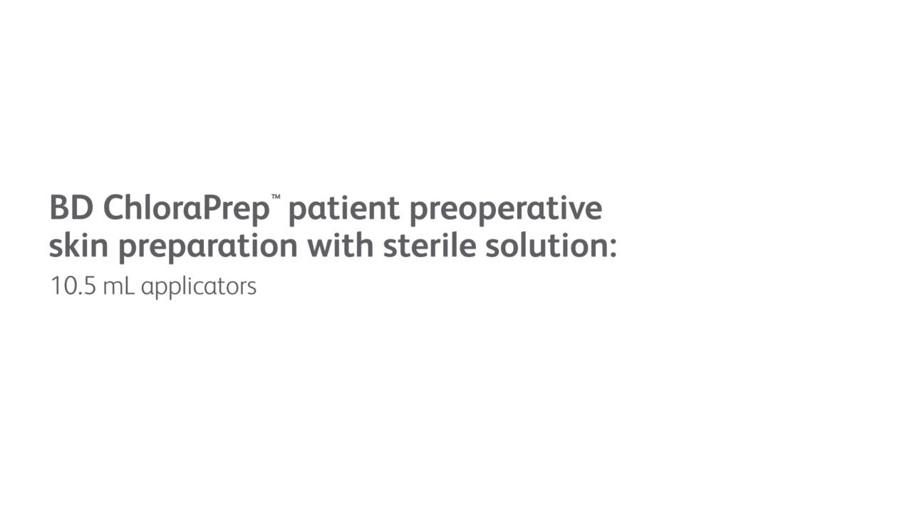 BD PurPrep™ Patient Preoperative Skin Preparation with Sterile Solution