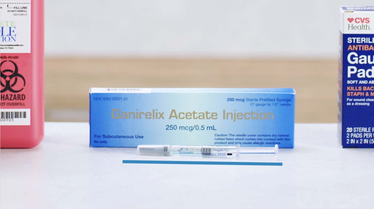 Encompass Fertility Injection Training 21 - Ganirelix Acetate - Subcutaneous Injection
