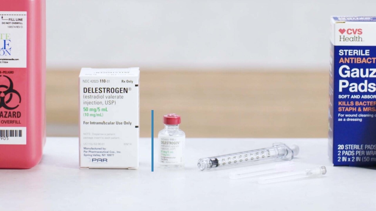 Encompass Fertility Injection Training 23 - Delestrogen (Estradiol Valerate) - Intramuscular Injection