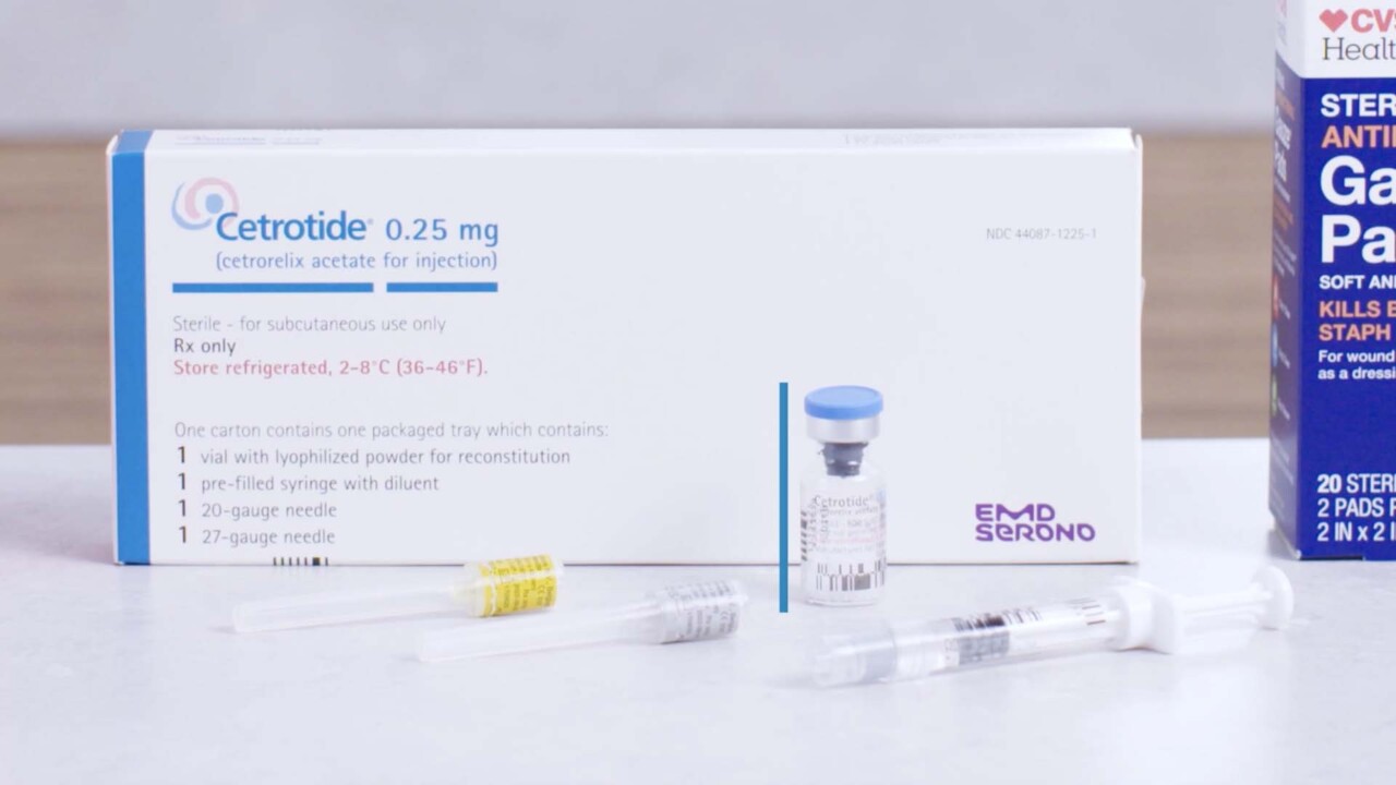 Encompass Fertility Injection Training 08 - Cetrotide - Subcutaneous Injection