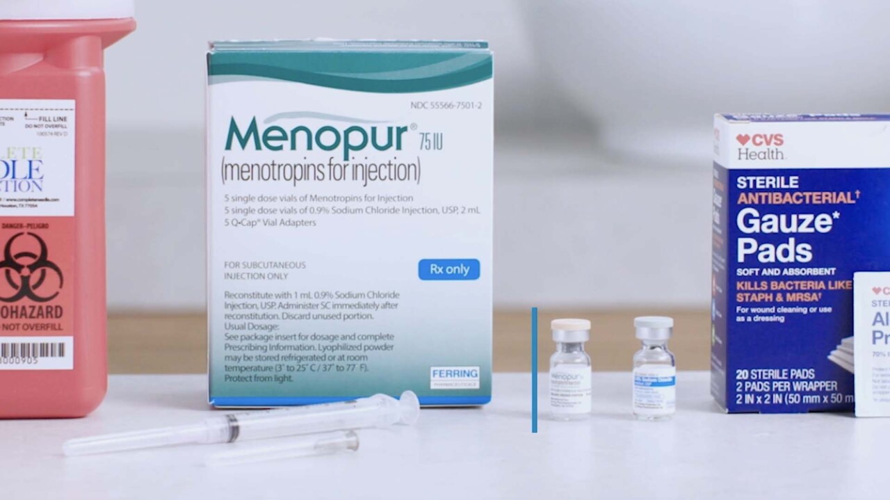 Encompass Fertility Injection Training 05 - Menopur Using a Needle - Subcutaneous Injection