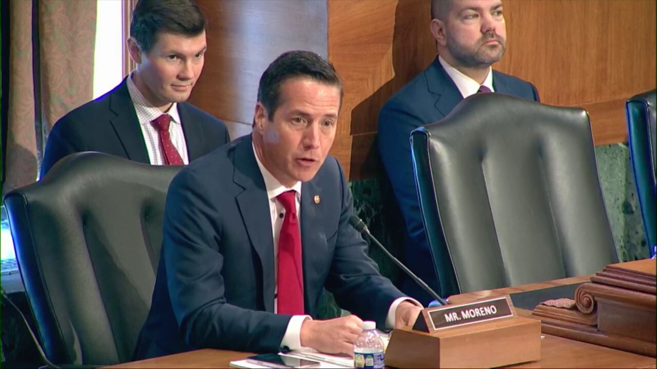 Sen. Bernie Moreno, R-Ohio, questions Stephen Miran, President Donald Trump’s nominee to join the Federal Reserve Board of Governors.