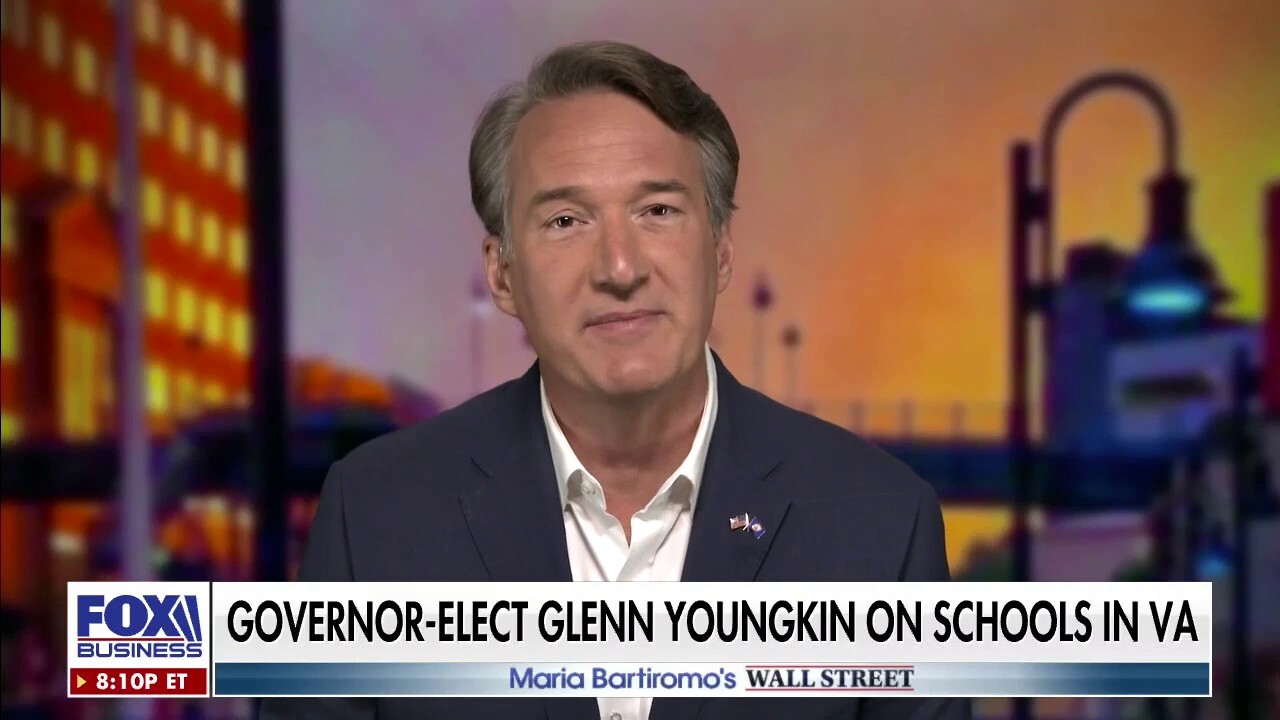Glenn Youngkin, the governor-elect of Virginia, on the importance of schools and education in his state.  