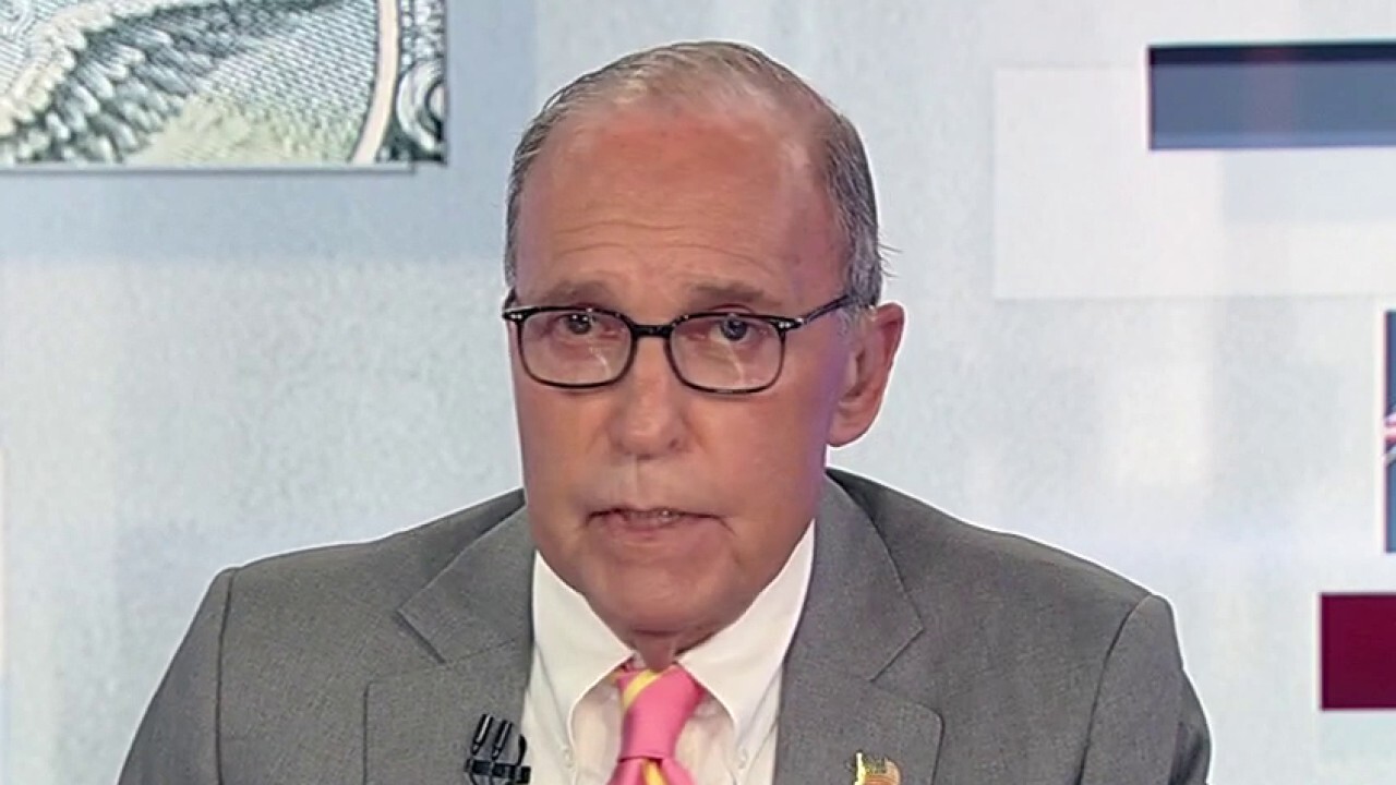 FOX Business host Larry Kudlow calls out President Biden for asking gas stations to lower their prices on 'Kudlow.'
