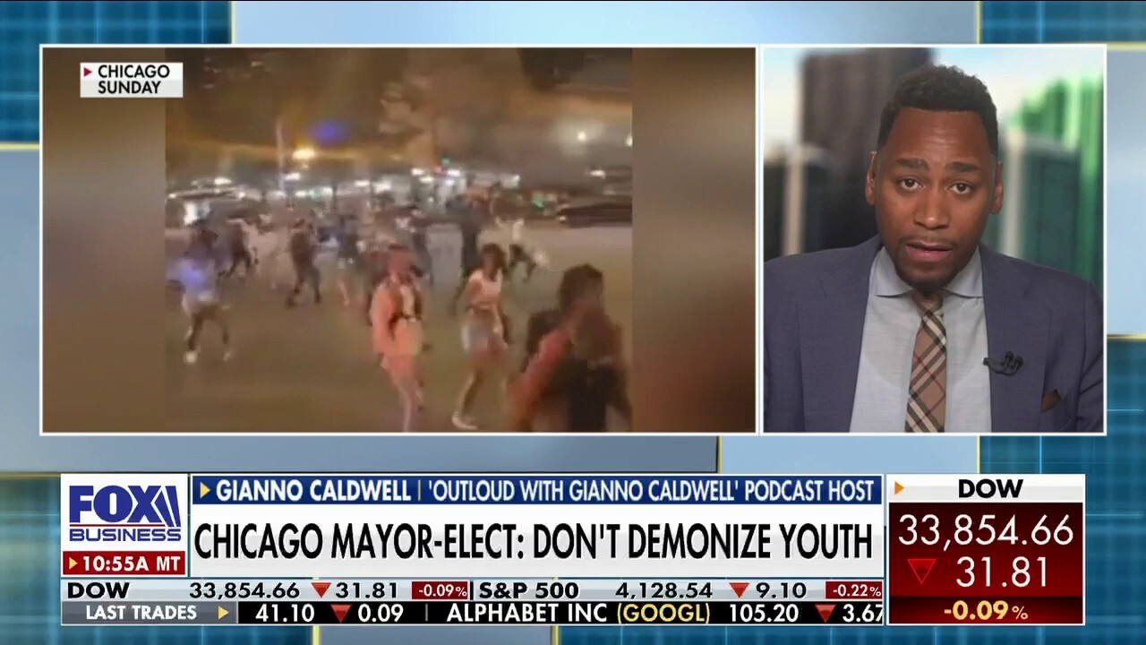 Outloud with Gianno Caldwell podcast host Gianno Caldwell reacts to a group of teens terrorizing downtown Chicago on Cavuto: Coast to Coast.