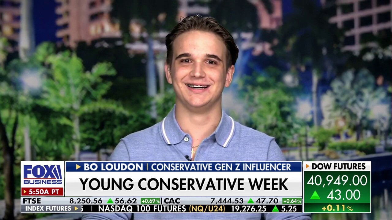 Conservative Gen Z influencer Bo Loudon reveals the key topics resonating with young voters during an appearance on ‘Mornings with Maria.’ (ABC News) 